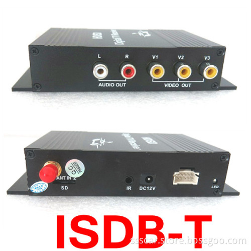 Car ISDB-T Receiver for Brazil, Peru, Argentina, Chile...with 250km/H Freeview Television